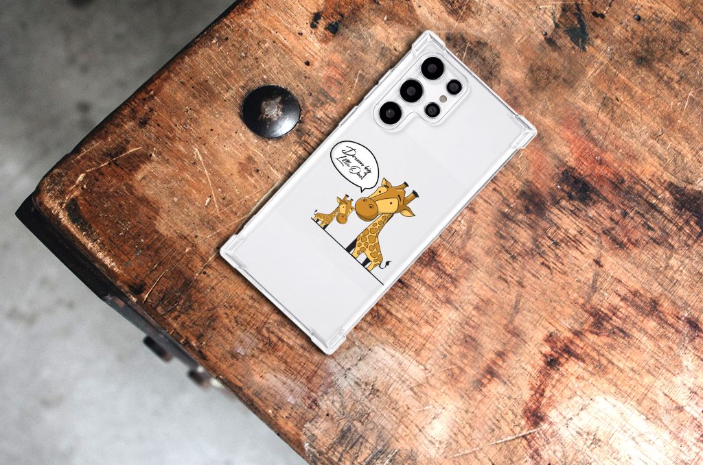 Samsung Galaxy S22 Ultra Stevig Bumper Hoesje Giraffe B2C Telecom