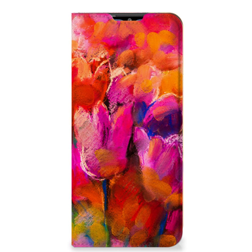 Bookcase Samsung Galaxy M02s | A02s Tulips - B2C Telecom