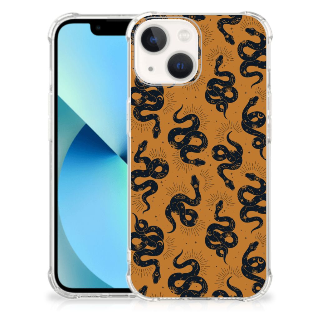 Case Anti-shock voor iPhone 13 mini Snakes - B2C Telecom