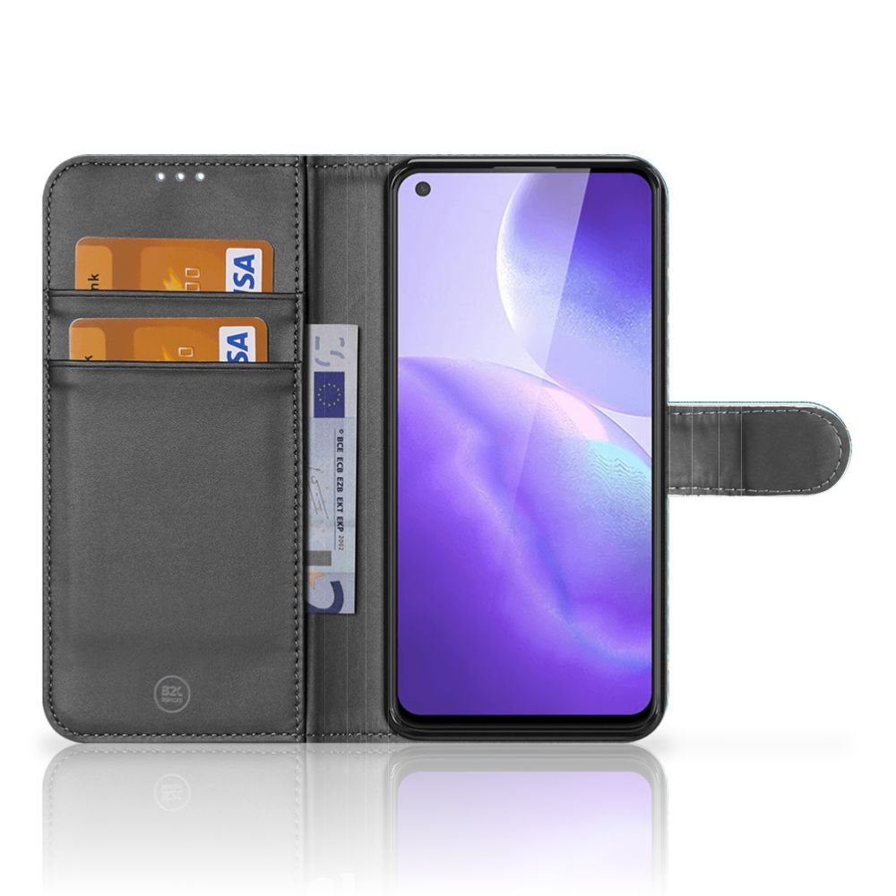 OPPO Find X3 Lite Wallet Case met Pasjes Jeans