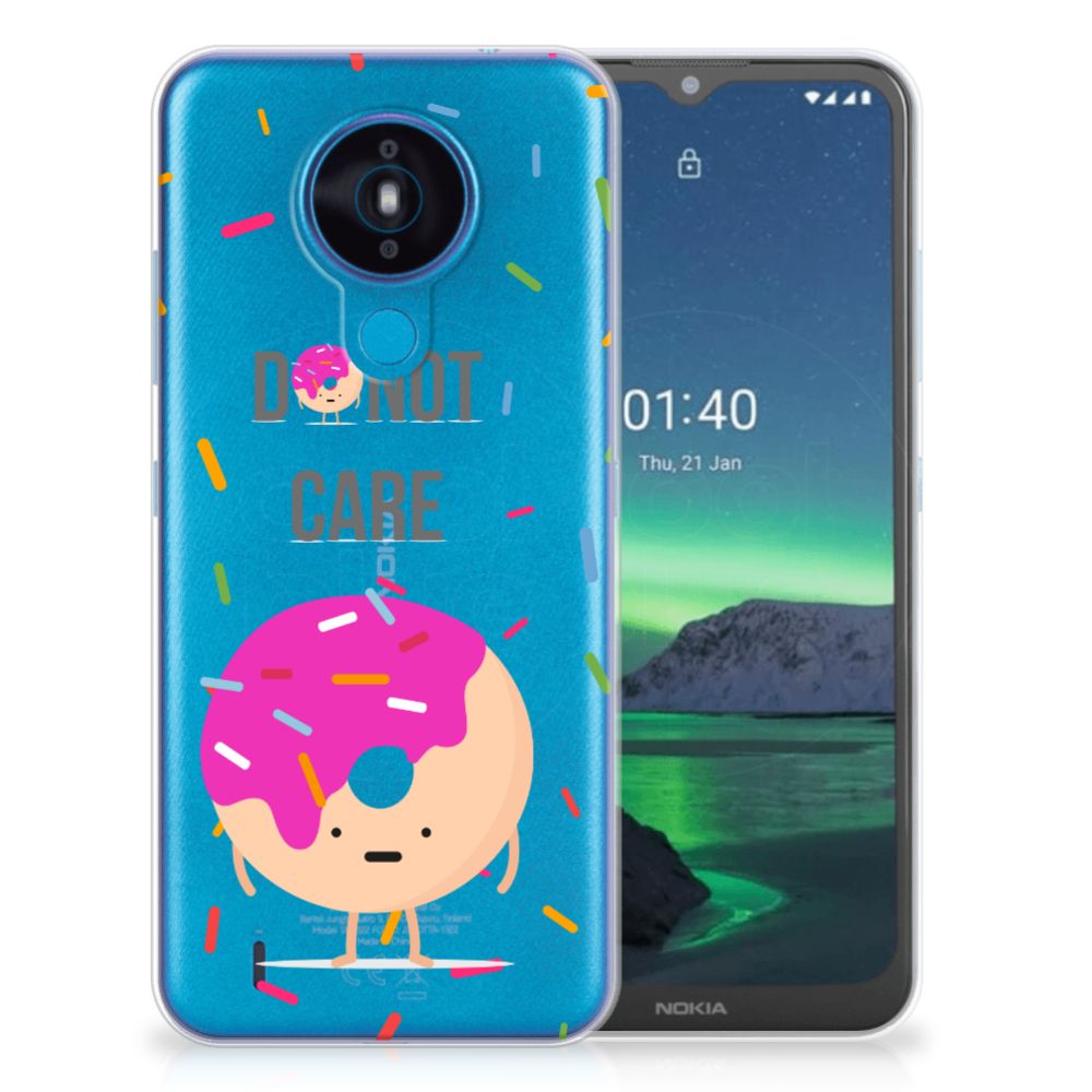 Nokia 1.4 Siliconen Case Donut Roze