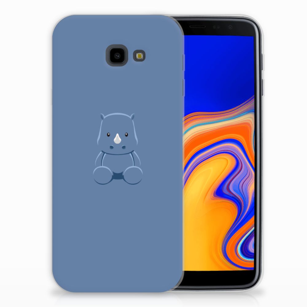 Samsung Galaxy J4 Plus (2018) Telefoonhoesje met Naam Baby Rhino