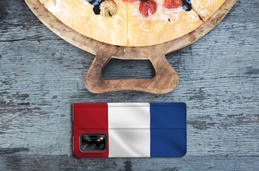 OPPO A74 4G Standcase Nederlandse Vlag - B2C Telecom