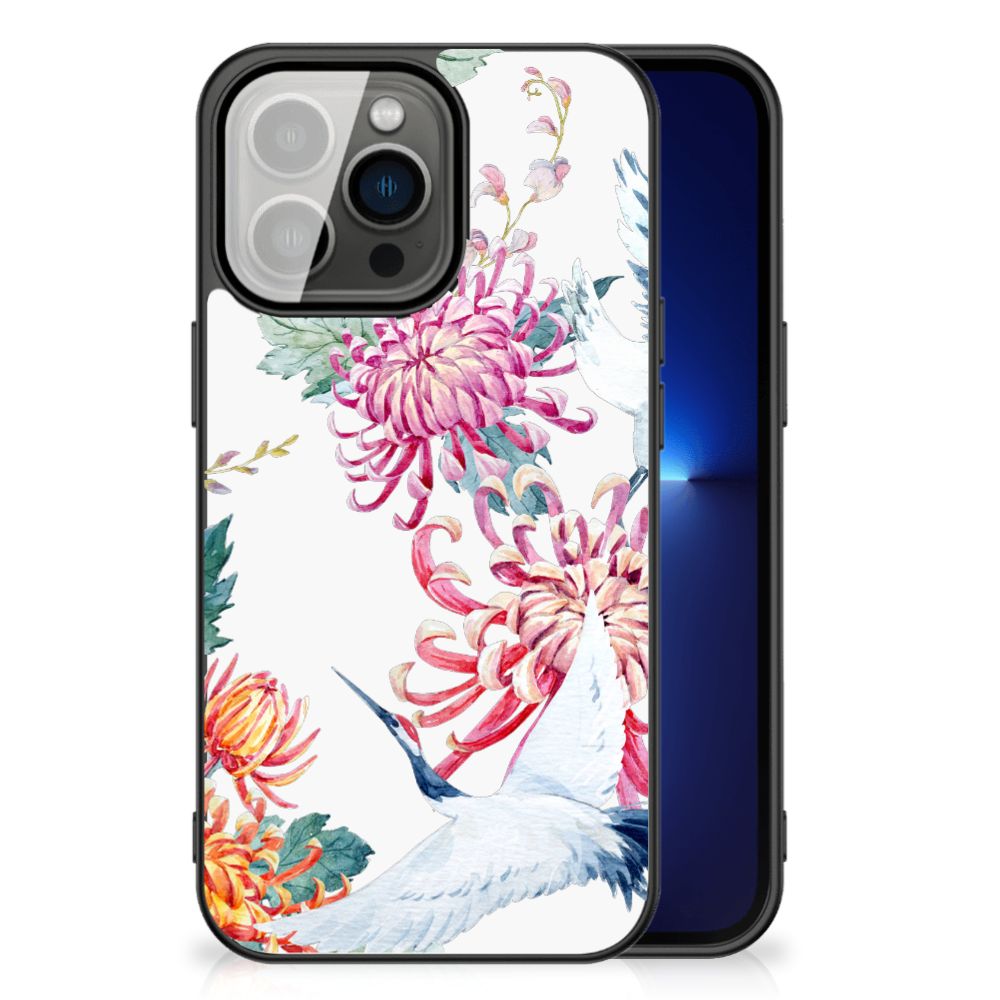 iPhone 13 Pro Dierenprint Telefoonhoesje Bird Flowers B2C Telecom