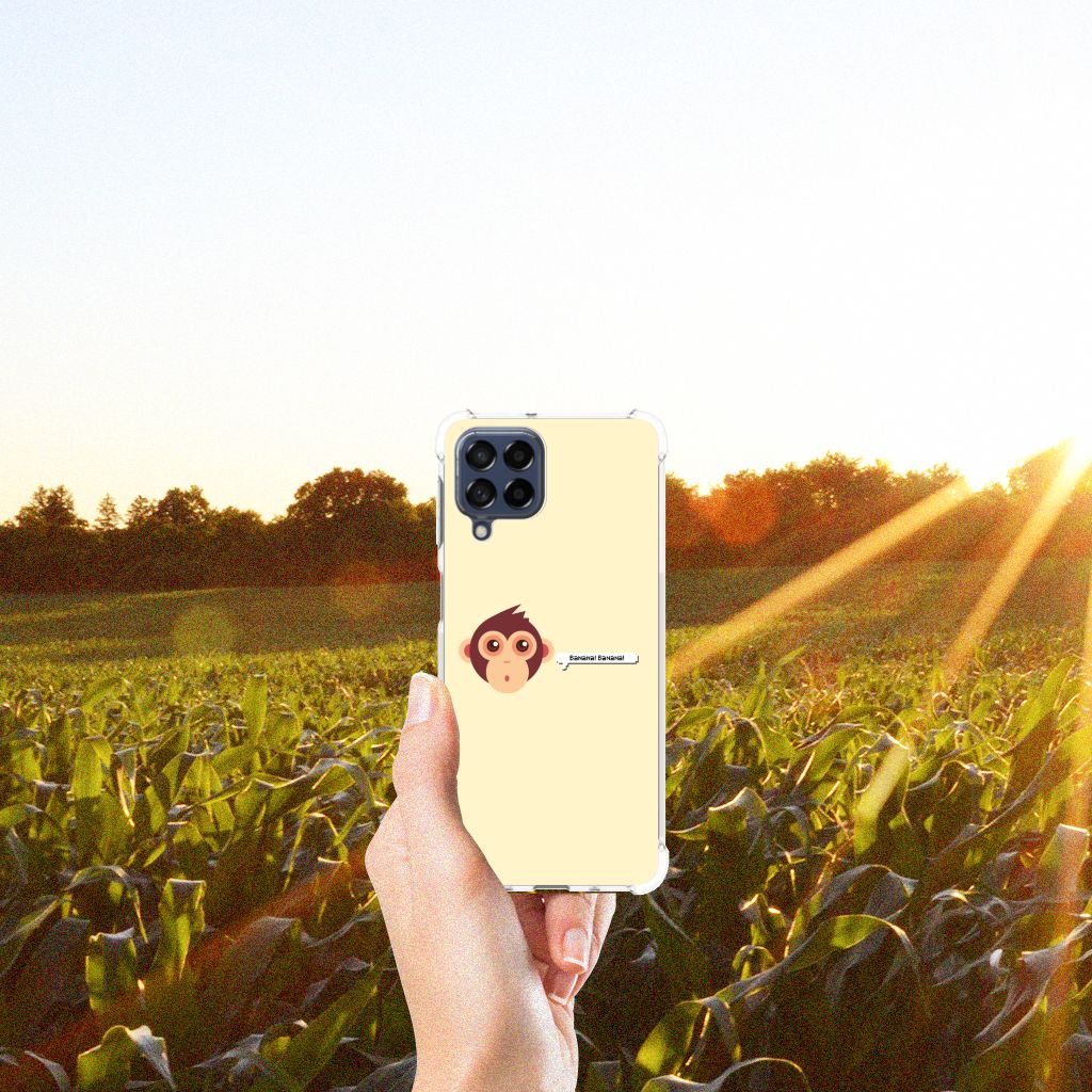 Samsung Galaxy M53 Stevig Bumper Hoesje Monkey B2C Telecom