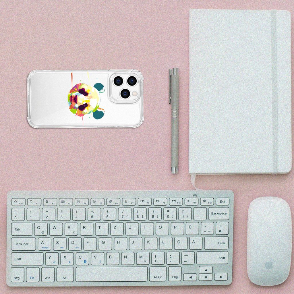 iPhone 14 Pro Stevig Bumper Hoesje Panda Color B2C Telecom