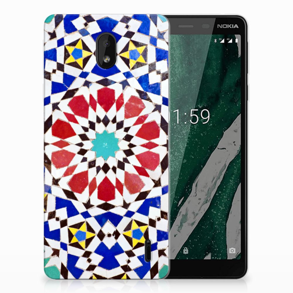 Nokia 1 Plus TPU Siliconen Hoesje Mozaïek