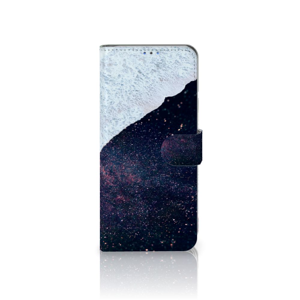 Motorola G8 Power Lite Book Case Sea in Space