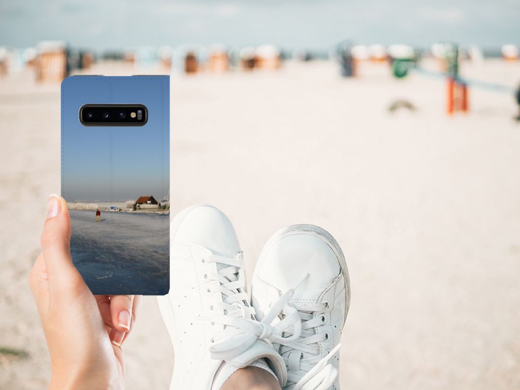 Samsung Galaxy S10 Book Cover Schaatsers