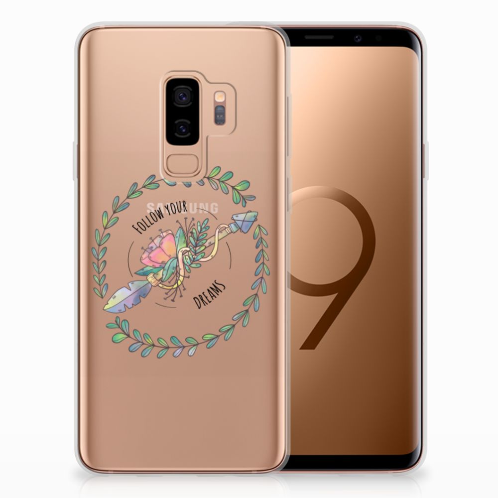 Samsung Galaxy S9 Plus Telefoonhoesje met Naam Boho Dreams