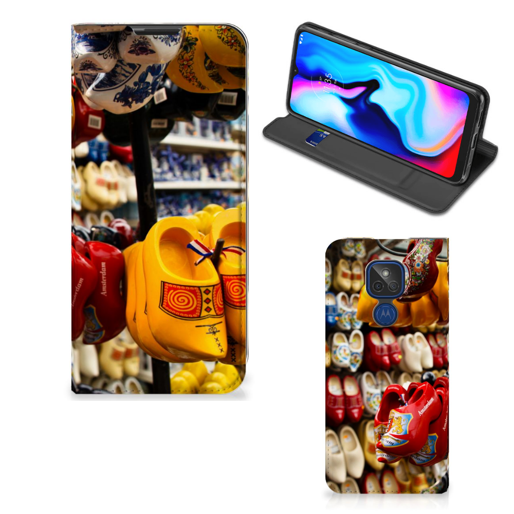 Motorola Moto G9 Play Book Cover Klompen - B2C Telecom
