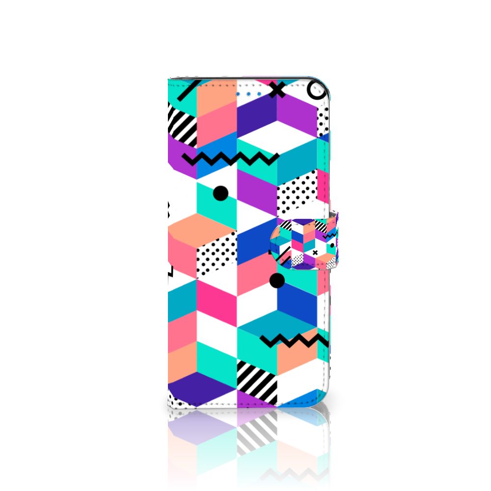 Motorola Moto E32 | Moto E32s Book Case Blokken Kleurrijk