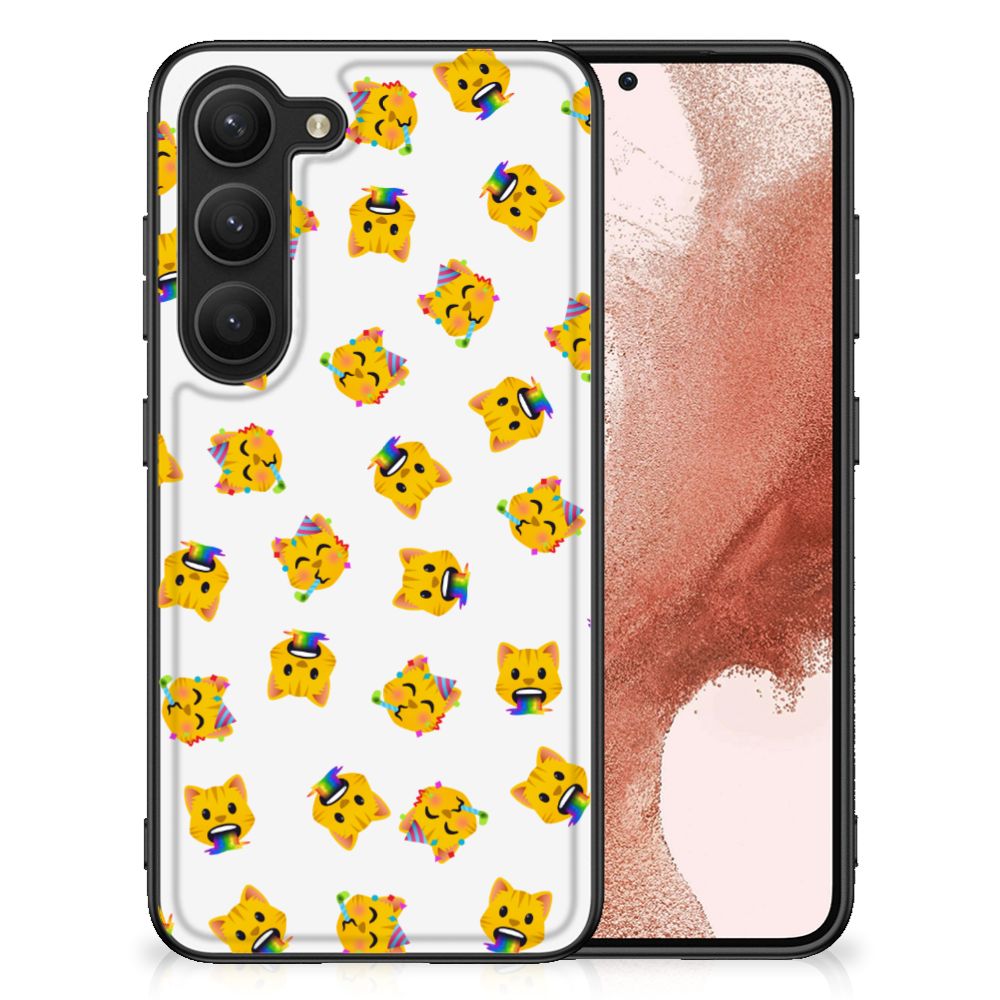 Back Case voor Samsung Galaxy S23 Katten Emojis B2C Telecom