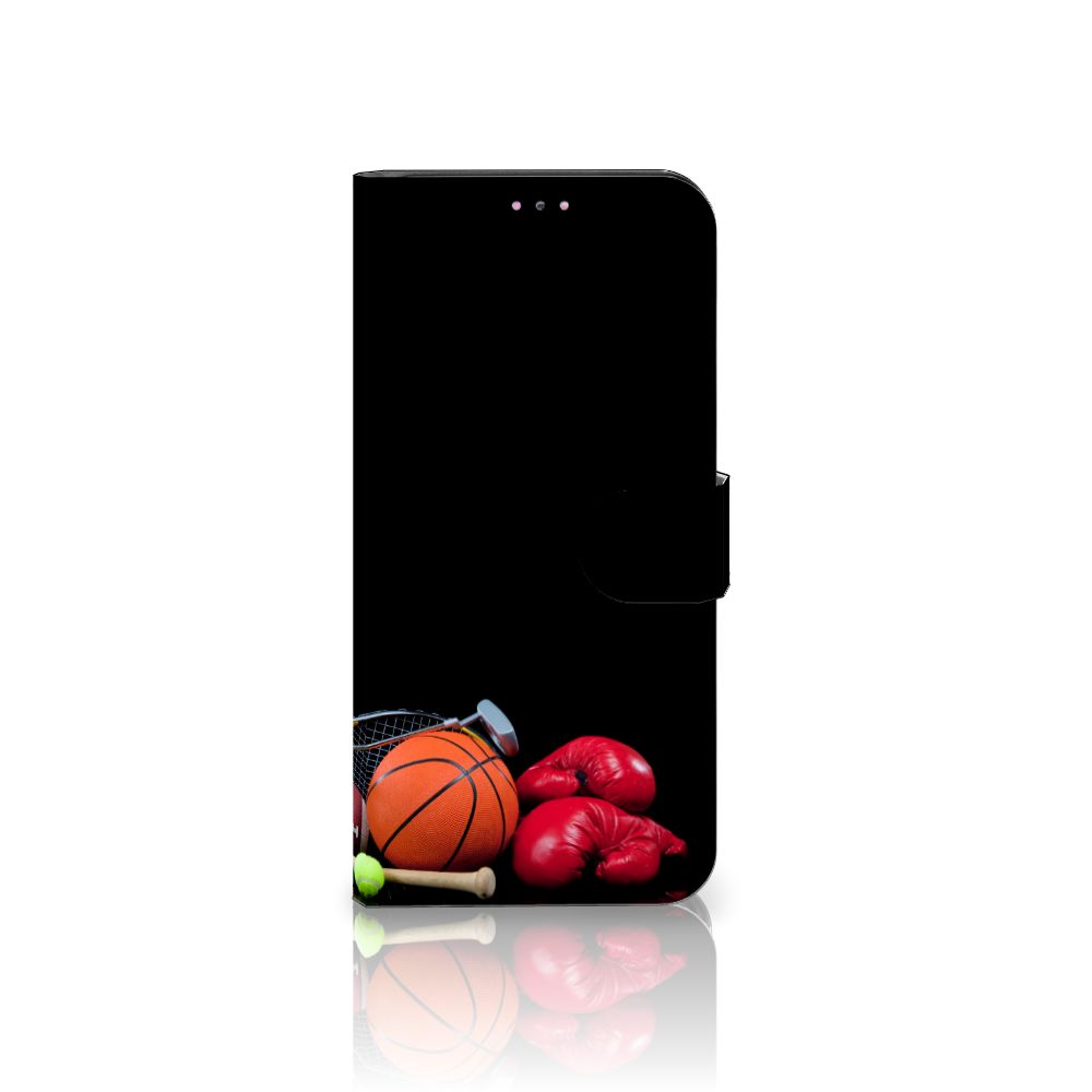 Xiaomi Redmi Note 11 Pro 5G/4G Wallet Case met Pasjes Sports met afbeeldingen van sportuitrusting zoals basketbal en bokshandschoenen