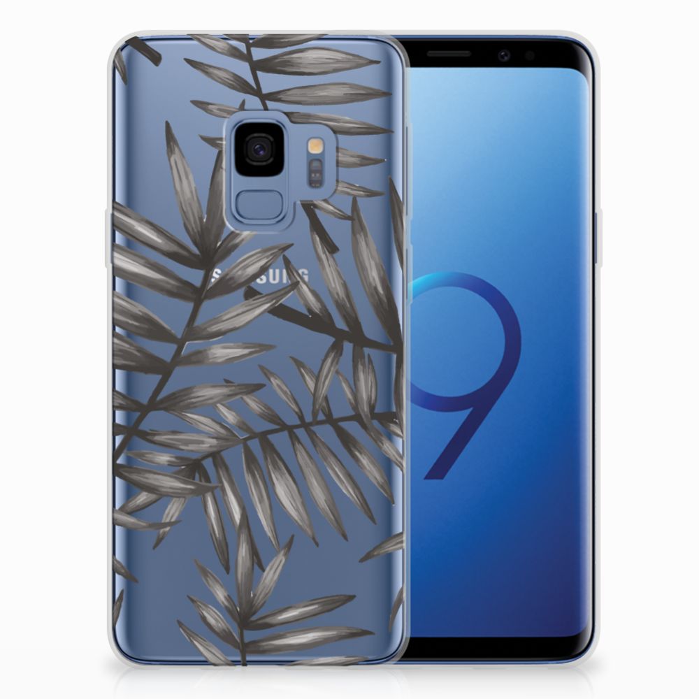 Samsung Galaxy S9 TPU Case Leaves Grey