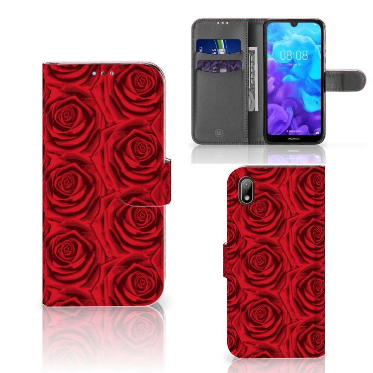 Huawei Y5 (2019) Hoesje Red Roses