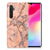 Xiaomi Mi Note 10 Lite TPU Siliconen Hoesje Marmer Oranje