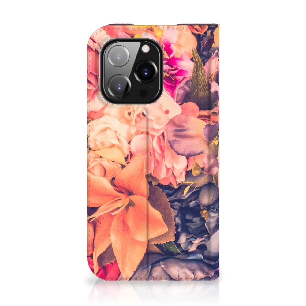 iPhone 14 Pro Smart Cover Bosje Bloemen - B2C Telecom