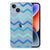 Apple iPhone 14 TPU bumper Zigzag Blauw B2C Telecom
