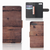 Sony Xperia X Compact Book Style Case Old Wood