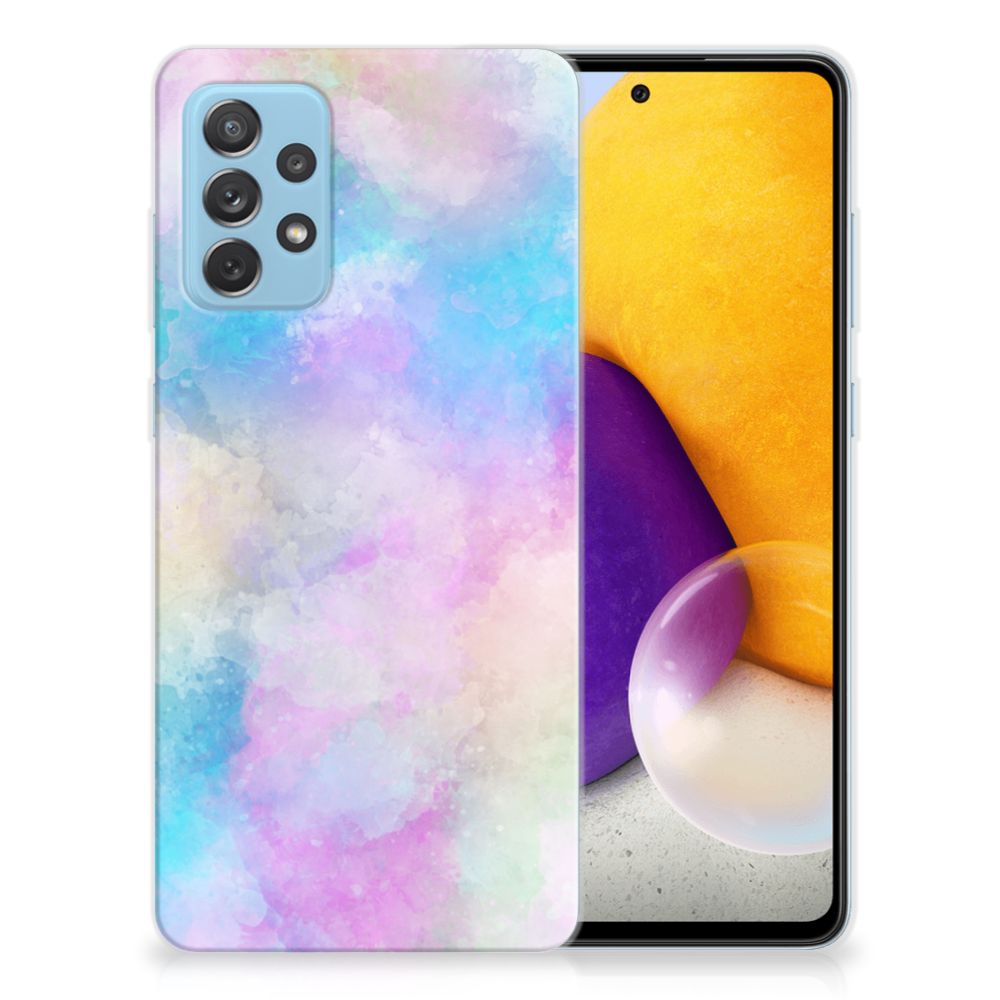 Hoesje maken Samsung Galaxy A72 Watercolor Light