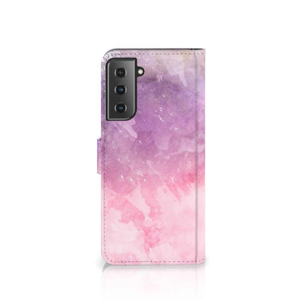 Hoesje Samsung Galaxy S21 Plus Pink Purple Paint