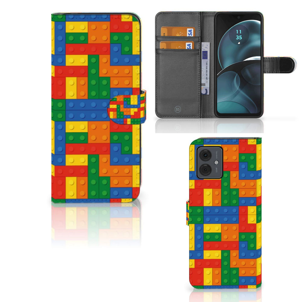 Motorola Moto G14 Telefoon Hoesje Blokken