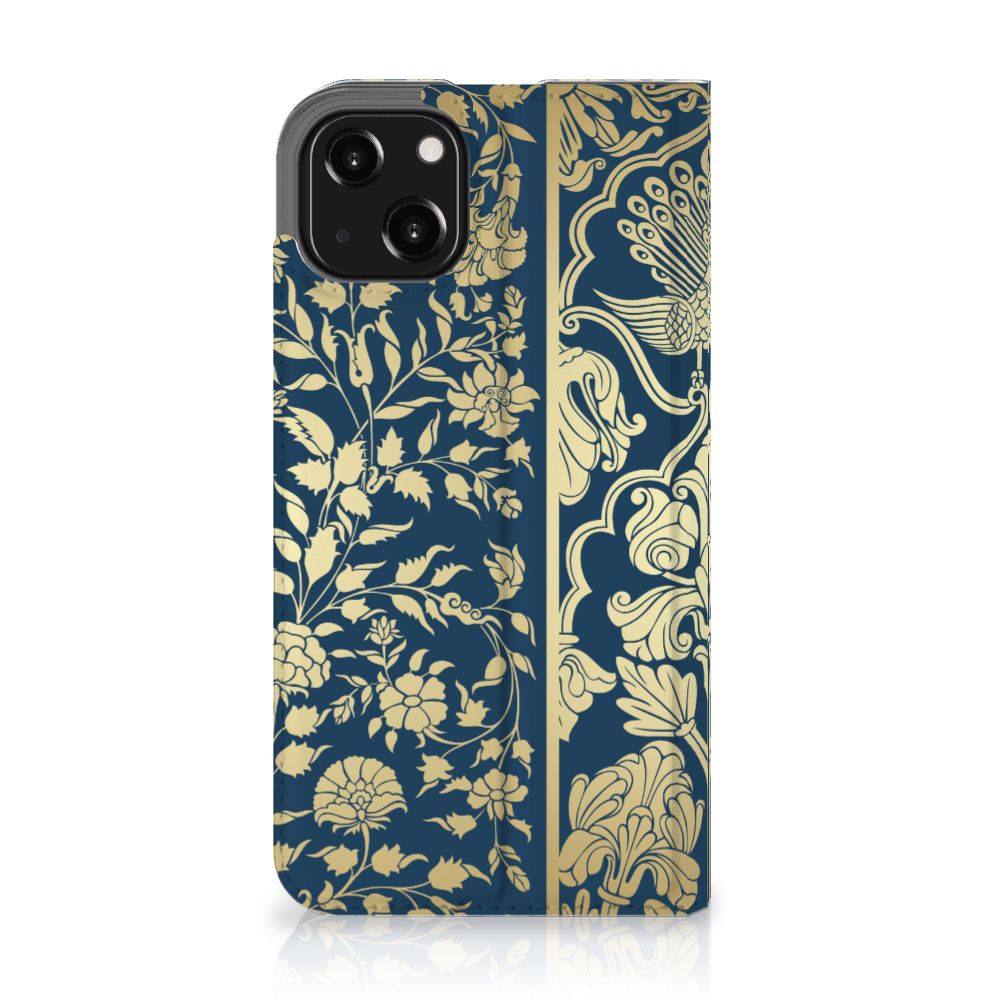 iPhone 13 Smart Cover Beige Flowers
