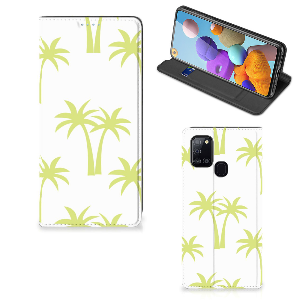 Samsung Galaxy A21s Smart Cover Palmtrees - B2C Telecom