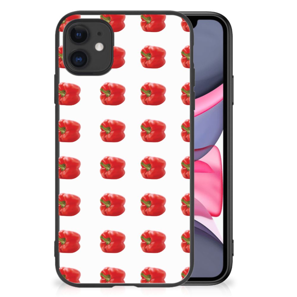 iPhone 11 Back Cover Hoesje Paprika Red