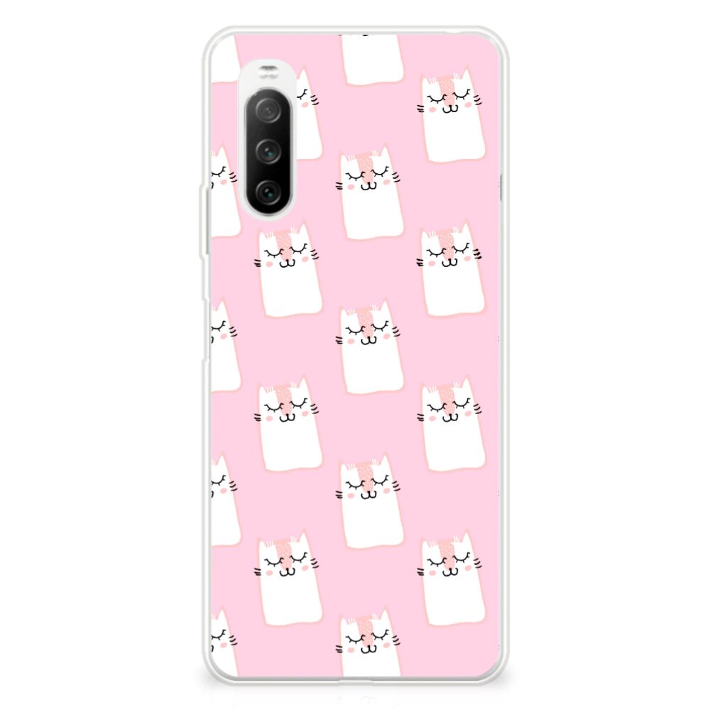 Sony Xperia 10 III TPU Hoesje Sleeping Cats