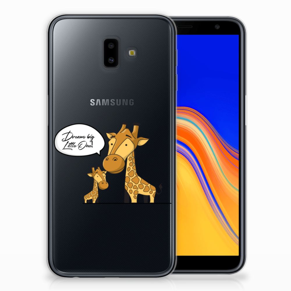 Samsung Galaxy J6 Plus (2018) Telefoonhoesje met Naam Giraffe