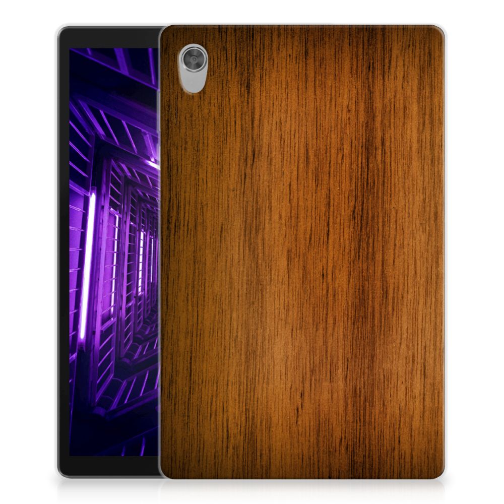 Lenovo Tab M10 HD (2de generatie) Silicone Tablet Hoes Donker Hout - B2C Telecom
