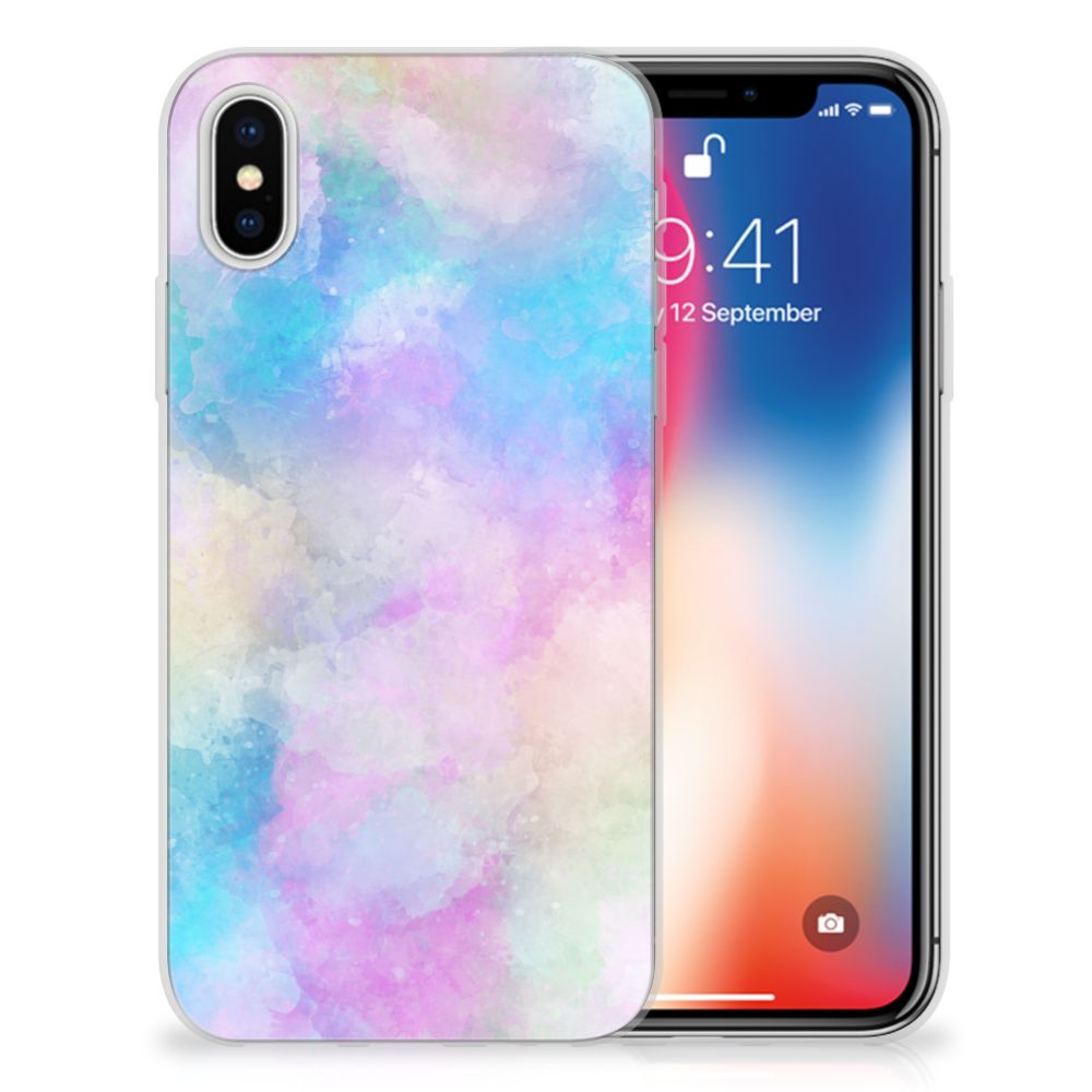 Hoesje maken Apple iPhone X | Xs Watercolor Light