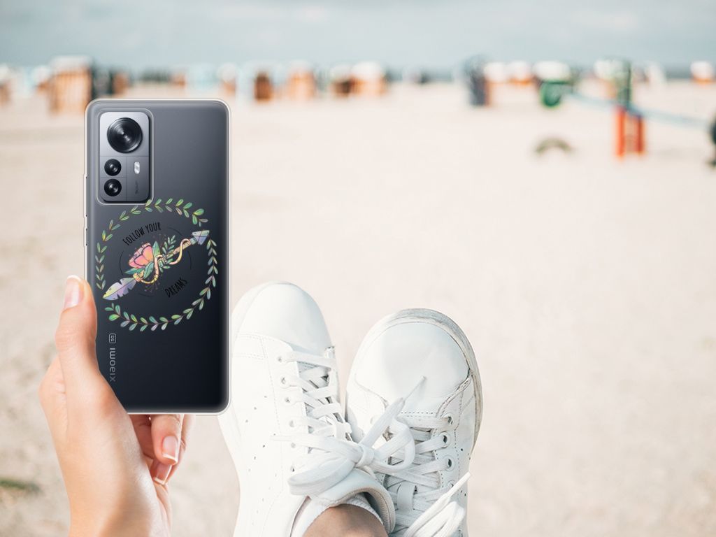 Xiaomi 12 Pro Telefoonhoesje met Naam Boho Dreams B2C Telecom