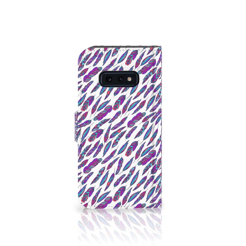Samsung Galaxy S10e Telefoon Hoesje Feathers Color