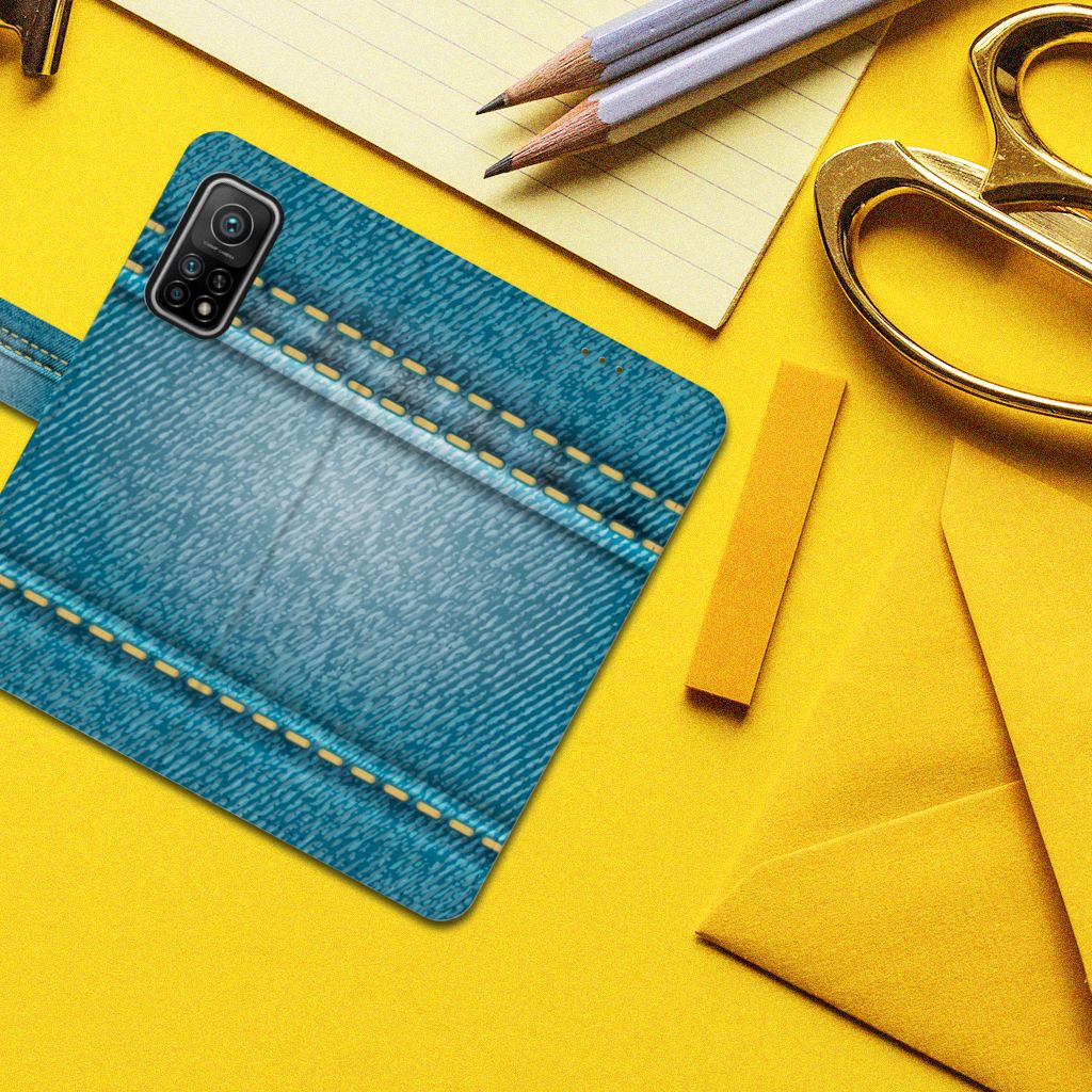 Xiaomi Mi 10T Pro | Mi 10T Wallet Case met Pasjes Jeans