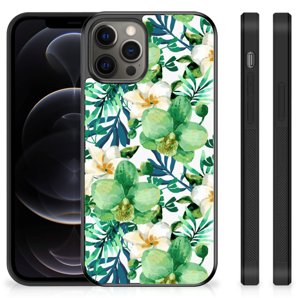 iPhone 12 Pro Max Skin Case Orchidee Groen B2C Telecom