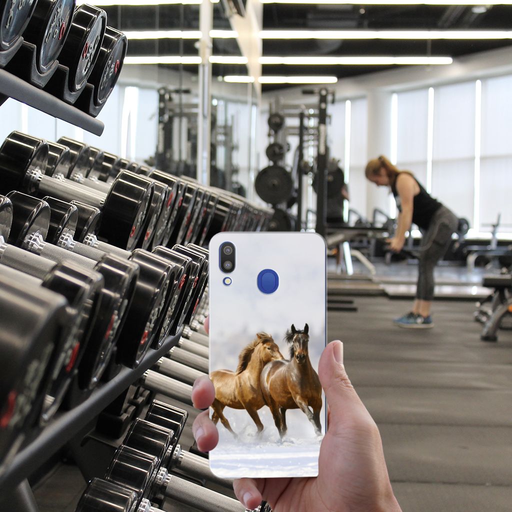 Samsung Galaxy M20 (Power) TPU Hoesje Paarden