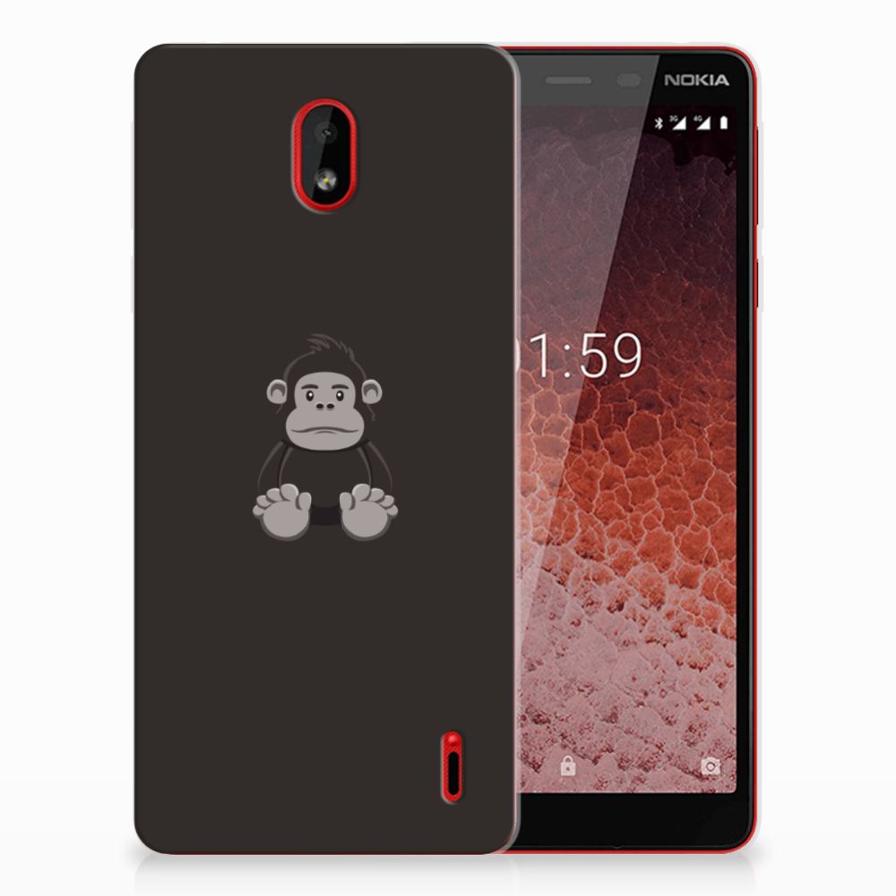 Nokia 1 Plus Telefoonhoesje met Naam Gorilla