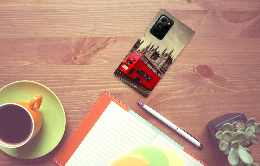 Samsung Galaxy Note 20 Ultra Book Cover Londen - B2C Telecom