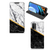 Xiaomi Poco M3 | Redmi 9T Standcase Marmer Wit Zwart - Origineel Cadeau Man - B2C Telecom