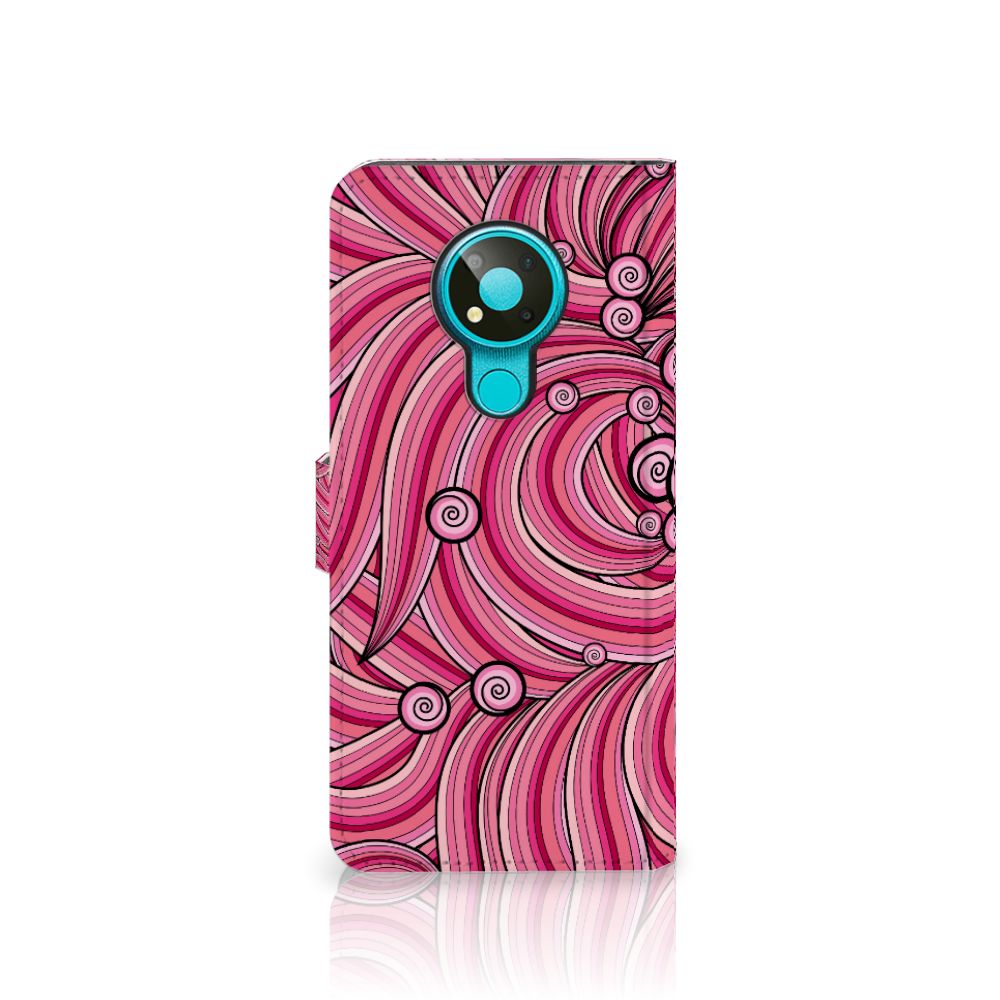 Nokia 3.4 Hoesje Swirl Pink