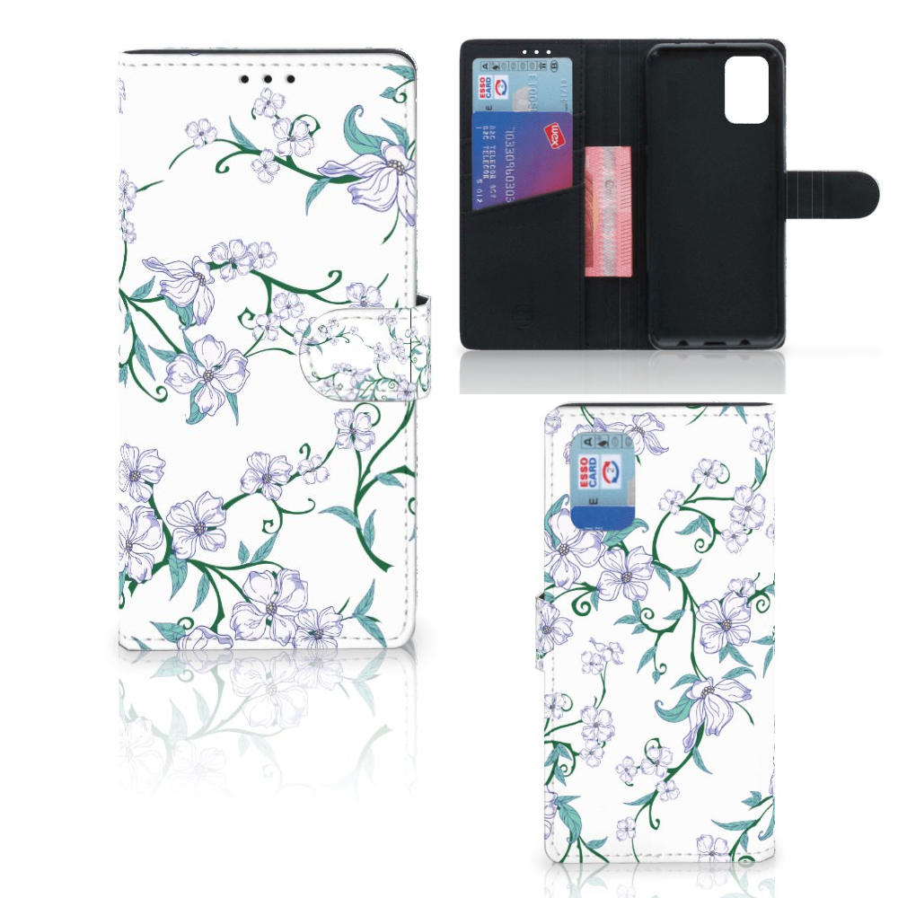 Samsung Galaxy A02s | M02s Uniek Hoesje Blossom White