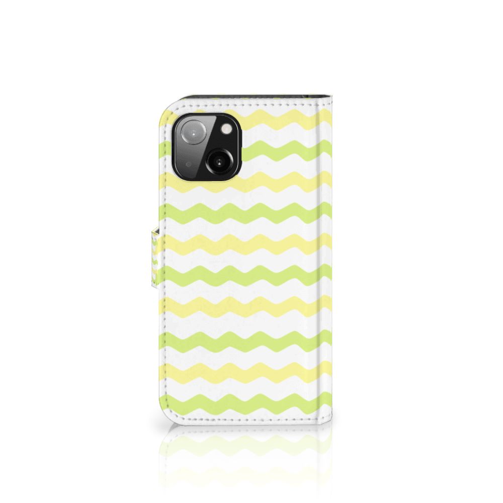 Apple iPhone 13 Telefoon Hoesje Waves Yellow