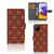 Samsung Galaxy A22 4G | M22 Telefoon Hoesje Batik Brown
