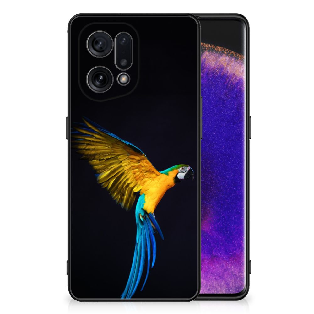 OPPO Find X5 Dierenprint Telefoonhoesje Papegaai
