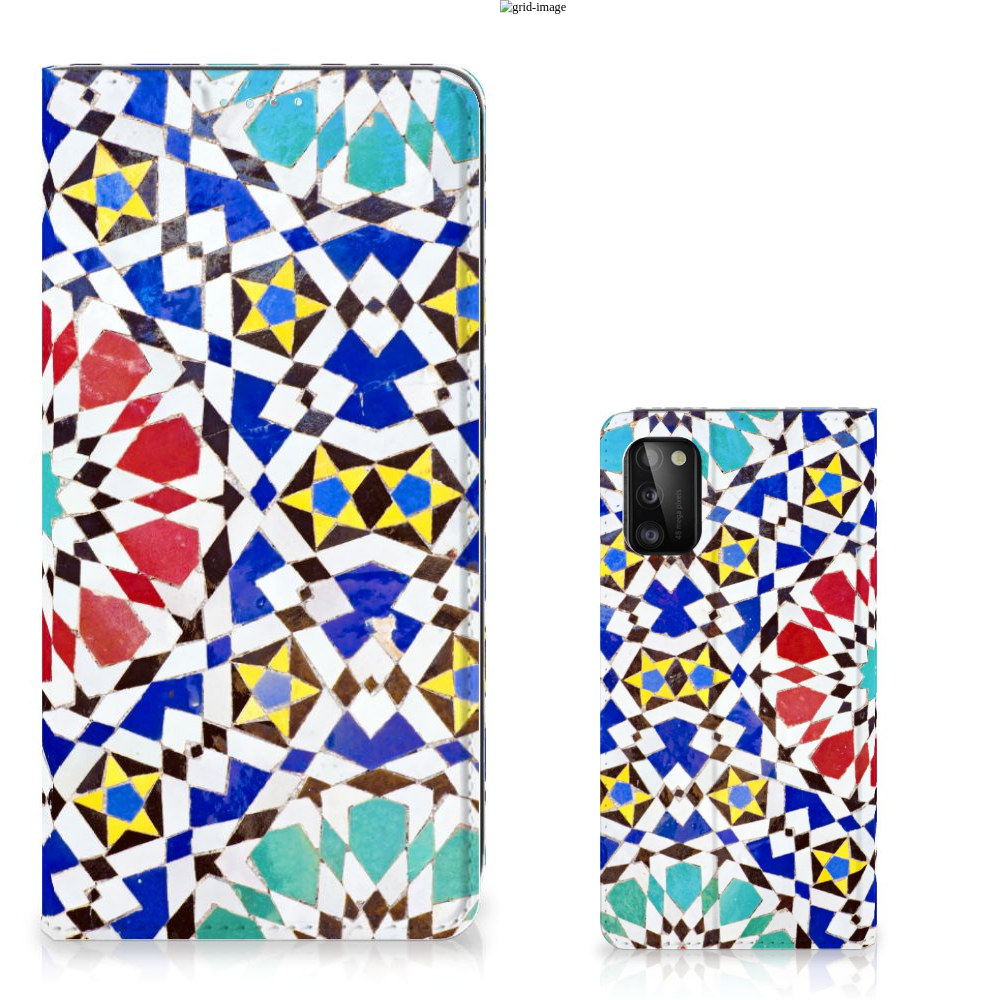 Samsung Galaxy A41 Standcase Mozaïek - B2C Telecom
