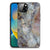iPhone 14 Plus Marmeren Print Telefoonhoesje Marmer Grijs