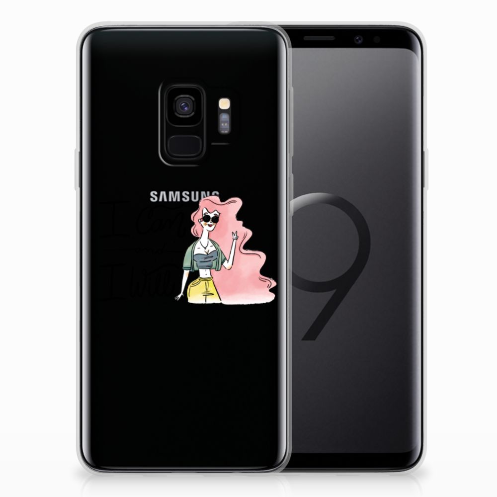 Samsung Galaxy S9 Telefoonhoesje met Naam i Can